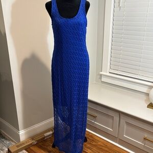 Apt. 9 Royal Blue Lace Maxi Dress